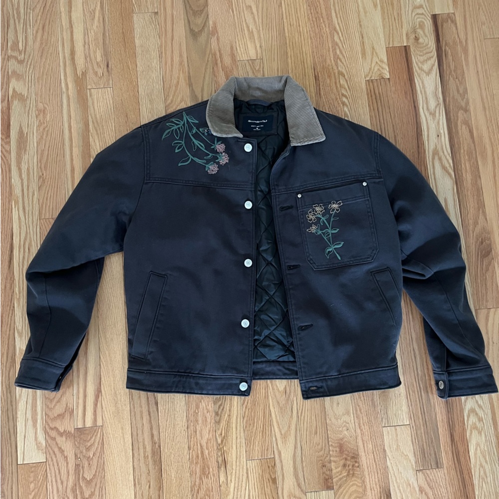 Abercrombie men’s crop jacket new